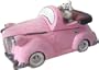 Henry Cavanagh "Pink Poodle Car" Cookie Jar (with White Poodles)