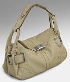 Francesco Biasia Beige Leather ''Alice'' Hobo