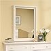 Sauder Harbor View Mirror, Antiqued White