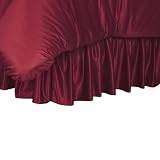 Jersey Bed Skirt -Cordovan (Queen)