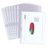 Produkt-Bild: Herlitz 5824008 Prospekth&uuml;lle A4 Standard transparent- glasklar, 100er Packung, 0,05 mm