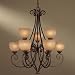 Minka Lavery Caspian Nine Light Chandelier 729-355
