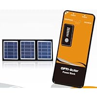 Opti-Solar 12 Watt Green Energy Solar Charger Kit for iPhone, iPad, and Other Mobile Devices