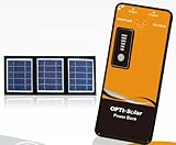 Opti-Solar 12 Watt Green Energy Solar Charger Kit for iPhone, iPad, and Other Mobile Devices