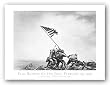 Flag Raising on Iwo Jima by Joe Rosenthal 19"x26.5" Art Print Poster