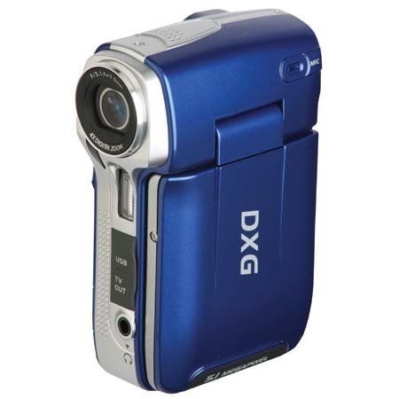 Buy DXG DXG-565VB 5.0 Mega PIxel Ultra-Compact Digital Camcorder With 2.4-Inch LCD Display (Blue) online at Discounted New and Used prices. Delivered to your door with Off-The-Bookshelf.