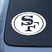 49ERS - Vinyl Decal Sticker #A1332 | Vinyl Color: White