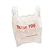 Duro 4# White Paper Lunch Bags 500 count, White Luminary Bags, Bulk Disposable SOS Paper Sacks for Snacks, Treats and Popcorn - 5.00 x3.12 x 9.75 Inches.