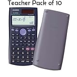 New Casio FX-300ES Scientific Calculator Teacher 10 Pack 2 Line 10 Character Solar Battery Powered