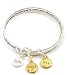 Beautiful Inspirational The "Lords Prayer" Faith Hope Love Charm Bracelet Silver Tone on a Message Gift Card