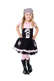 Halloween Kids Children Girls Costumes 2Pc. Treasure Hunt Pirate, Includes Peasant Dress And Head Scarf Small Black/Pink Leg Avenue By Fenvy 41NIowpLnnL. SL160 Halloween Kids Children Girls Costumes 2Pc. Treasure Hunt Pirate, Includes Peasant Dress And Head Scarf Small Black/Pink Leg Avenue By Fenvy