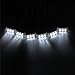 Koolertron 18 LED Emergency Vehicle Strobe Lights for Front Grille/Deck - White