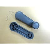 1 Pair Door Handle Window Crank Regulator Gray Nissan Frontier D21 85 86 87 88 90 -... 