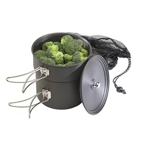 Texsport Black Ice Hard Anodized Steamer Set Texsport Black Ice Hard Anodized Steamer Set