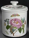 Portmeirion Botanic Garden Cookie Jar and Lid, Fine China Dinnerware