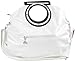 MG Collection Alvery Ruffles Double Handle Statement Tote Purse, White, One Size