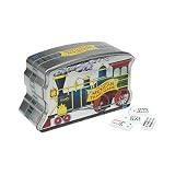 Mexican Train Dominoes in Tin