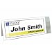 C-Line Large Rigid Plastic Name Tent Holder, Clear, Heavyweight , 4.25 x 11 Inches, 25-Count (87507)
