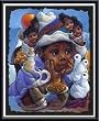 Art Poster Metal Framed Print - Instinct paternal - Artist: Lyonel Laurenceau- Poster Size: 20 X 16
