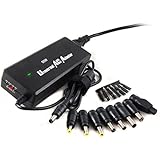 Sinpgad 90W Universal AC Adapter Power Charger for Laptop Notebook 90w AC Laptop Charger Supports HP, Compaq, Dell, Acer, Toshiba, Gateway, IBM, Lenovo, Asus, Sony and Fujitsu +USB output for Apple &Android Devices