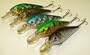 5 Custom Shad Lures - Plugs Crankbaits Bass Fishing Set L5AB