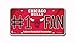 Rico Industries NBA Chicago Bulls #1 Fan Metal License Plate Tag