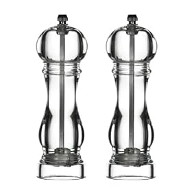 Premier - Moulins � poivre et sel - Acrylique - Transparent - 16,5 cm (Import Grande Bretagne)
