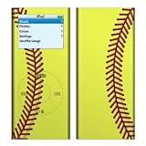 Softball Design Protective Skin Decal Sticker for Apple iPod nano 2G (2nd Generation) 2GB/ 4GB/ 8GB Player