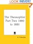 The Theosophist Part Two 1880 to 1881