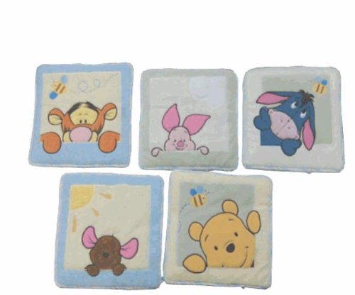 Soft & Fuzzy Pooh Wall Hanging - 5 Piece Set