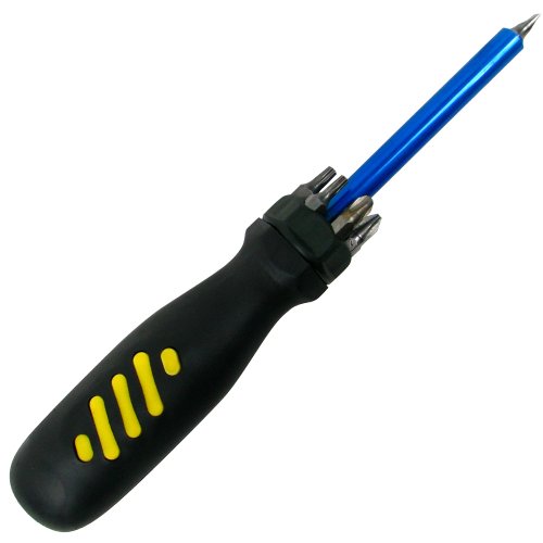 Trademark Tools 75-22510 Hawk 8-in-1 Multipurpose Driver with Bits and Telescopic Magnet