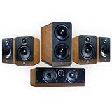 Q Acoustics 2000 Cinema 5.1 award-winning speakers (Walnut). 2 Year Guarantee.