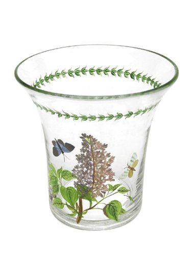 Portmeirion Botanic Garden Hand-Painted Glassware Ice Bucket/Vase