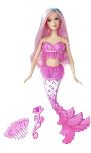 Childrens Toyshop  Toys : Mattel: Barbie Fairytopia Color Change Mermaid - Pink