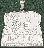 Anderson Jewelry Crimson Tide Elephant Logo Giant Silver Charm