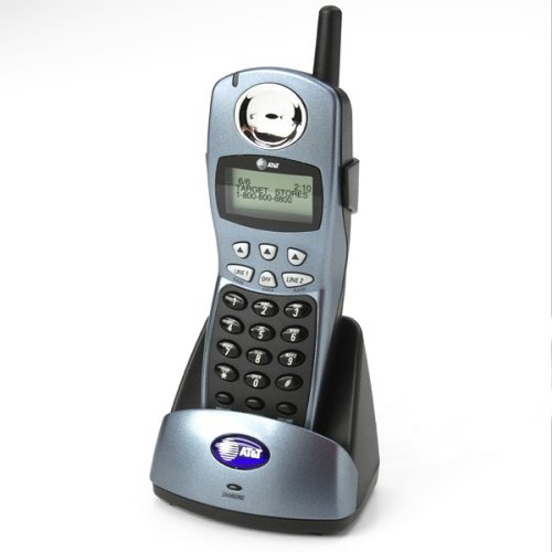 AT&T 2402 2-Line 2.4GHz (Metallic Black)