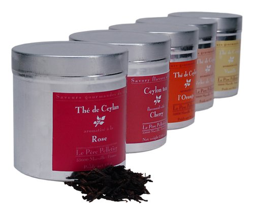 Le Pere Pelletier Tinned traditional loose leaf tea 5 flavors to choose from 2.1 oz by Le Pere Pelletier