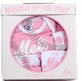 New York Mets Infant Baby Rookie of the Year Five Piece Pink Creeper Set