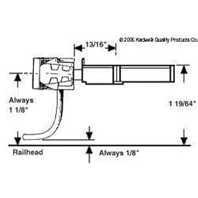 1:24 Body Mount Coupler, Center (1air) from Car Bodies