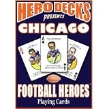 Chicago Football Heroes Playing Cards
