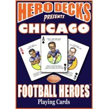 Chicago Bears Football Heroes Playing Cards