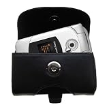 Horizontal Leather Case with Belt Clip/Loop for the Sony Ericsson W300i