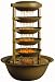 HoMedics WFL-ETN Envirascape Eternal Rain Illuminated Relaxation Fountain, Bronze