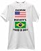 BORN AMERICA USA ROOTS IN BRAZIL BRASIL BRASILIA COUNTRY PRIDE SOUTH AMERICA FLAG T S...