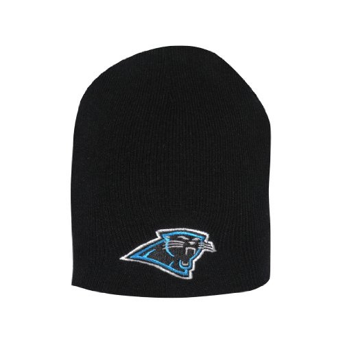Adult NFL Carolina Panthers Warm Ski & Skate Beanie / Winter Hat - One Size Fits All - Black