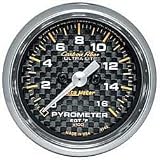 Autometer (4743) Carbon Fiber Series EGT Gauges - 2 1/16