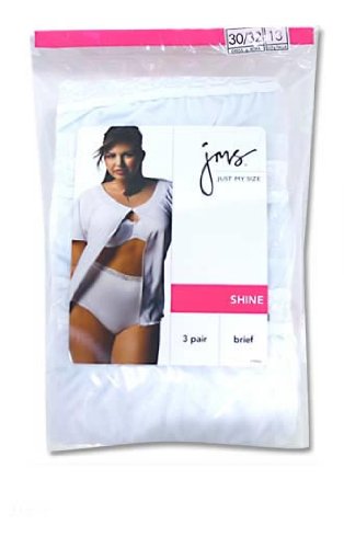 Just My Size 0601WH Just My Size Nylon Briefs