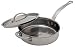 KitchenAid Five-Ply Stainless-Steel Clad 3-Quart Saut  Pan with Lid and Helper Handle