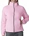 UltraClub Women's Iceberg Fleece Full-Zip Jacket, Small, Pink