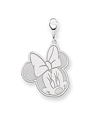 Sterling Silver Disney Minnie Lobster Clasp Charm